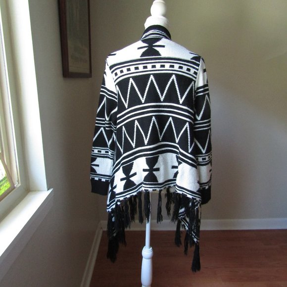 Forever 21 Southwest Open Front Cardigan Sweater M/L - Picture 3 of 4
